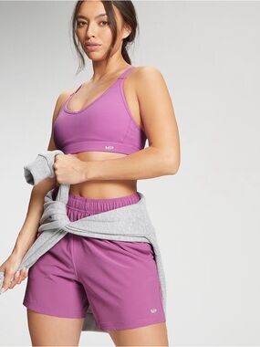 Magenta Purple Running Shorts
